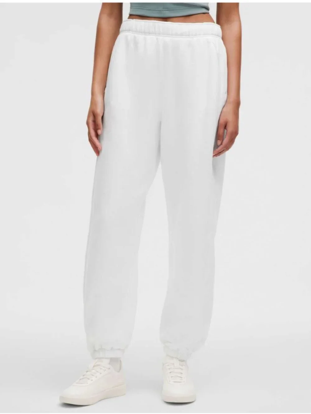 Lululemon NWT Scuba Mid-Rise Oversized Jogger *Regular White Size XL